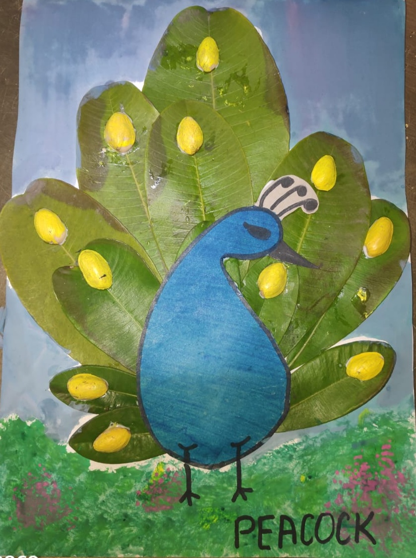 Easy Peacock Craft | Creative painting ideas for kids | Republic Day