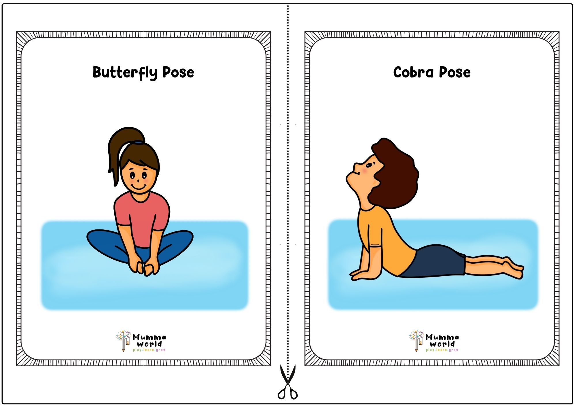 Yoga Flashcards For Kids Flashcards For Kids
